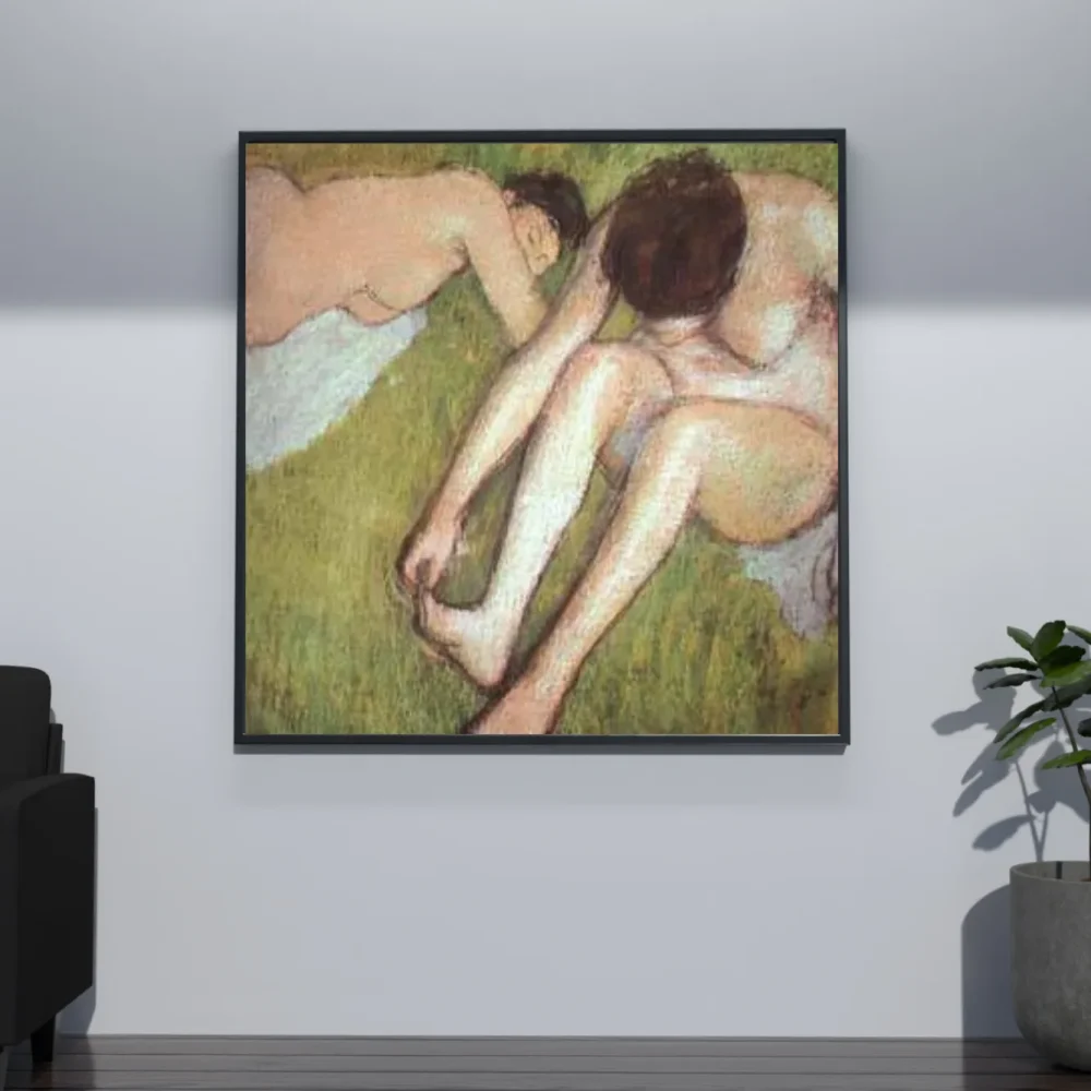 Pintar por números Bañistas sobre la hierba – foto 4