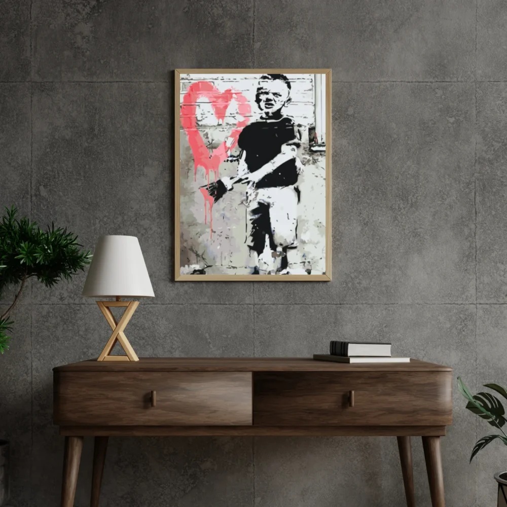Pintar por números Banksy - Niño – foto 4