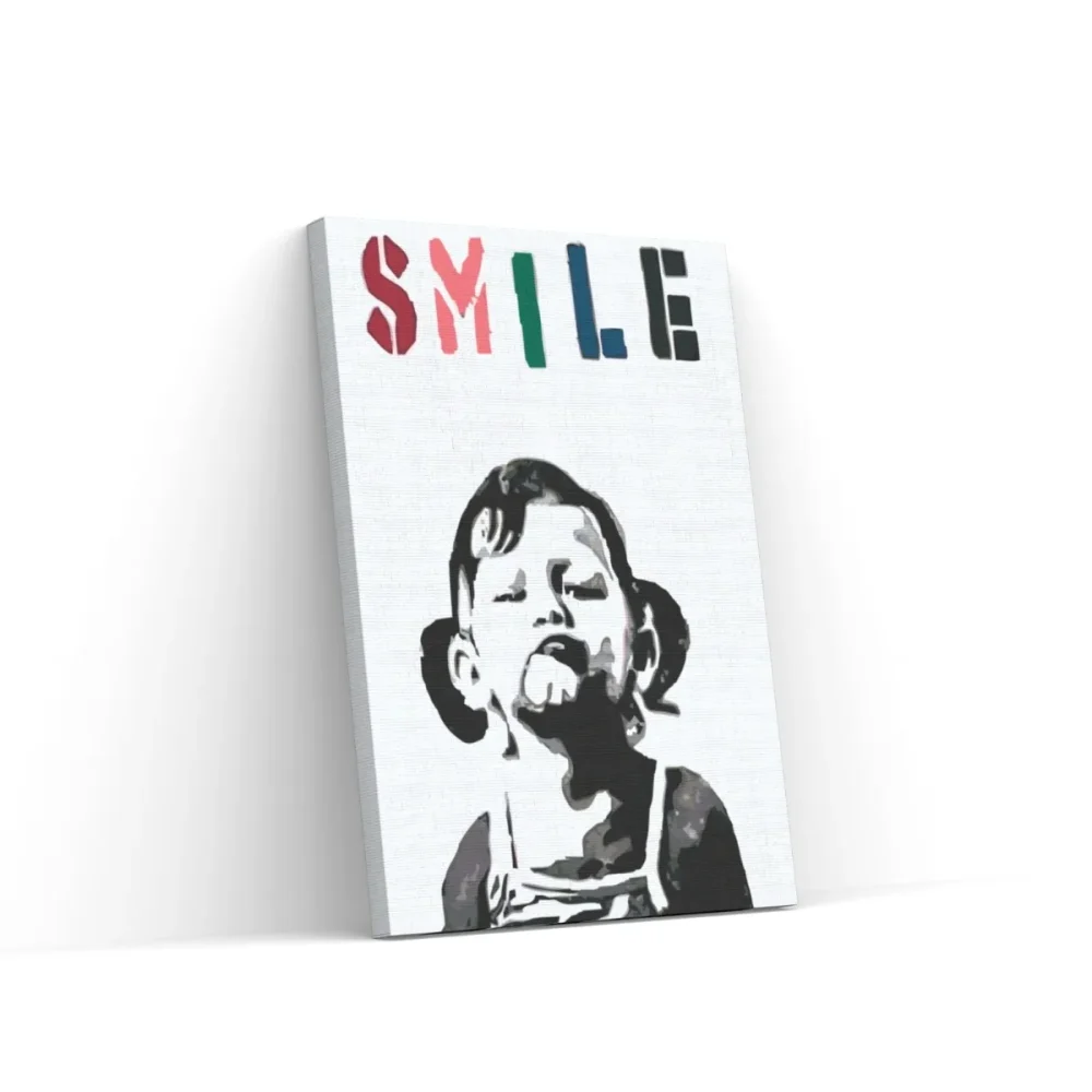 Pintar por números Banksy - Sonrisa
