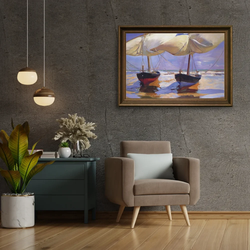 Pintar por números Barcas varadas – foto 3