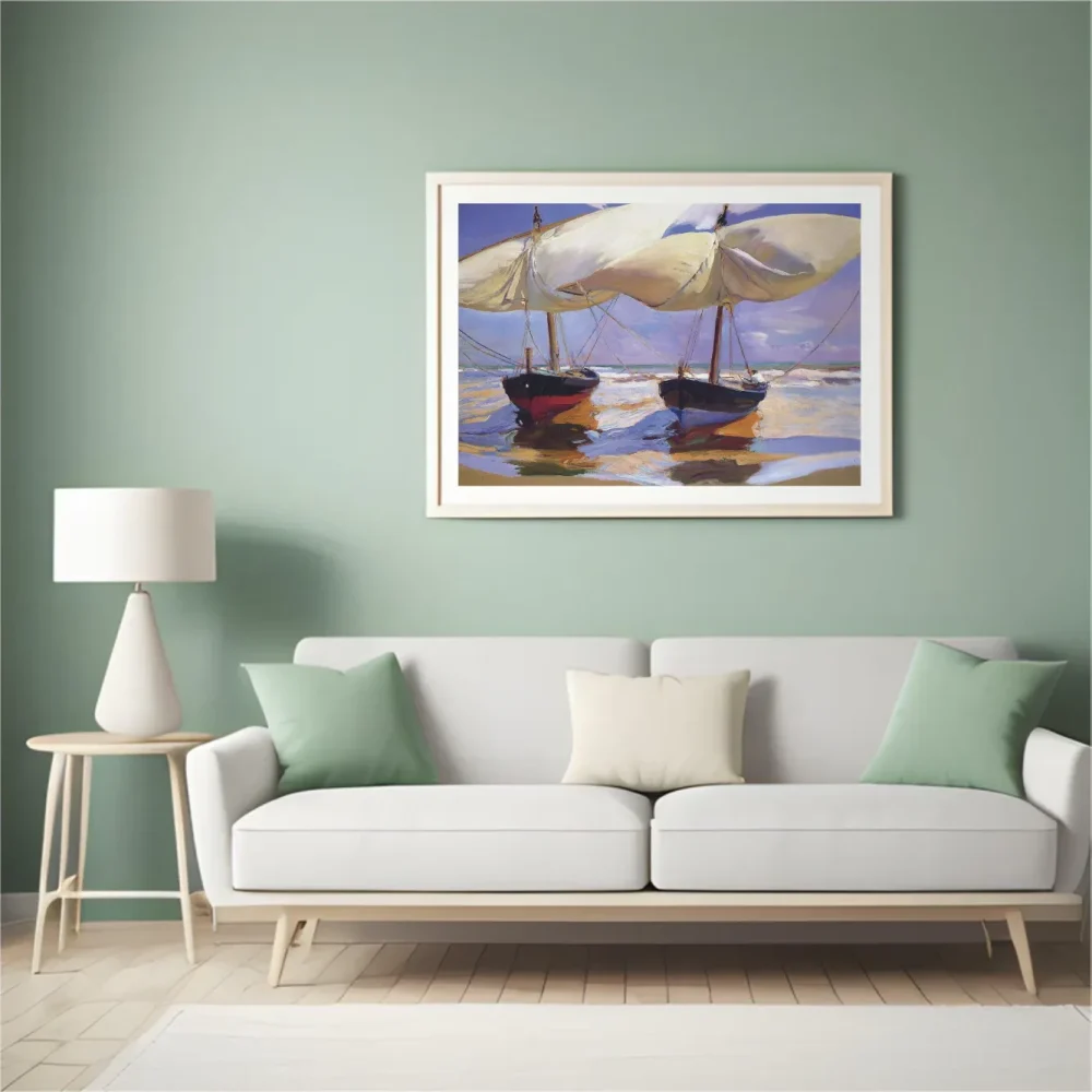 Pintar por números Barcas varadas, Valencia – foto 4