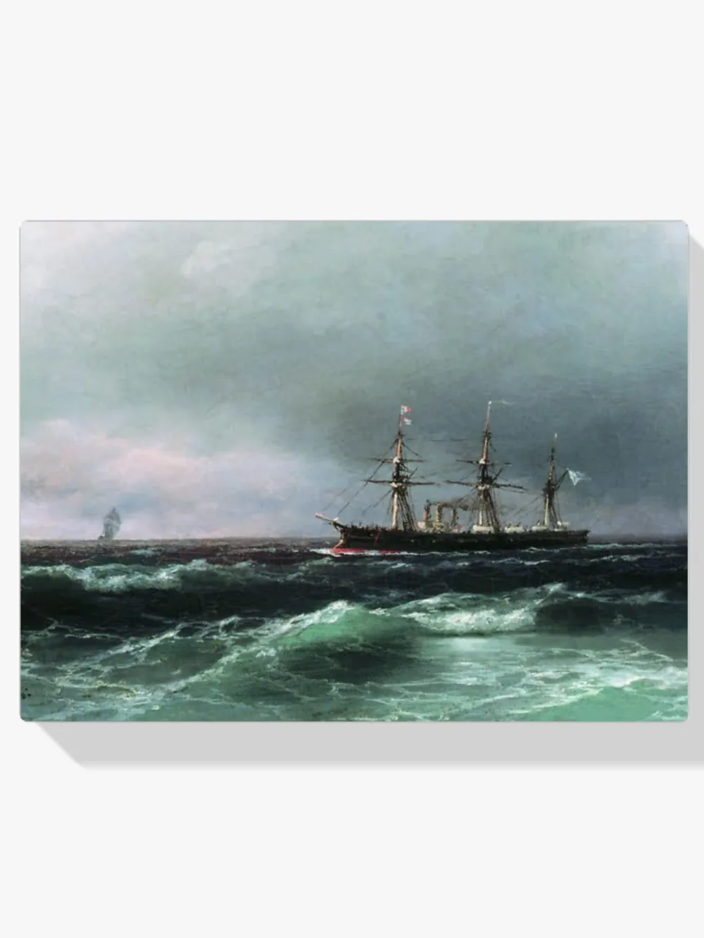Pintar por números Barco en el mar