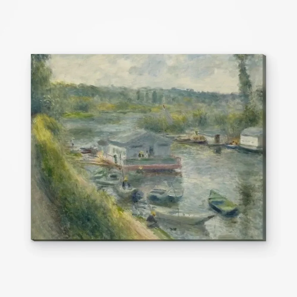 Pintar por Números - Barco lavadero en Bas-Meudon