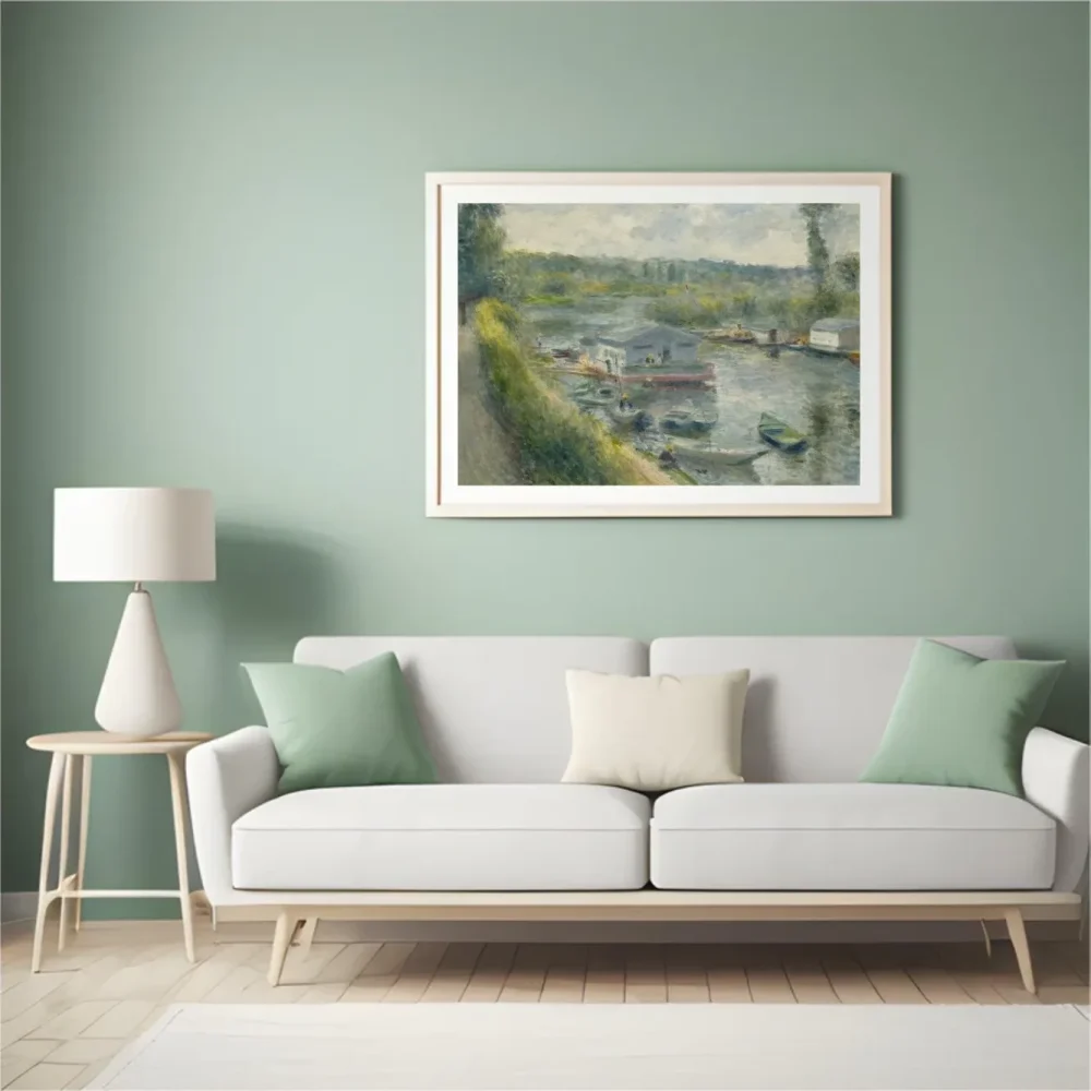Pintar por números Barco lavadero en Bas-Meudon – foto 4