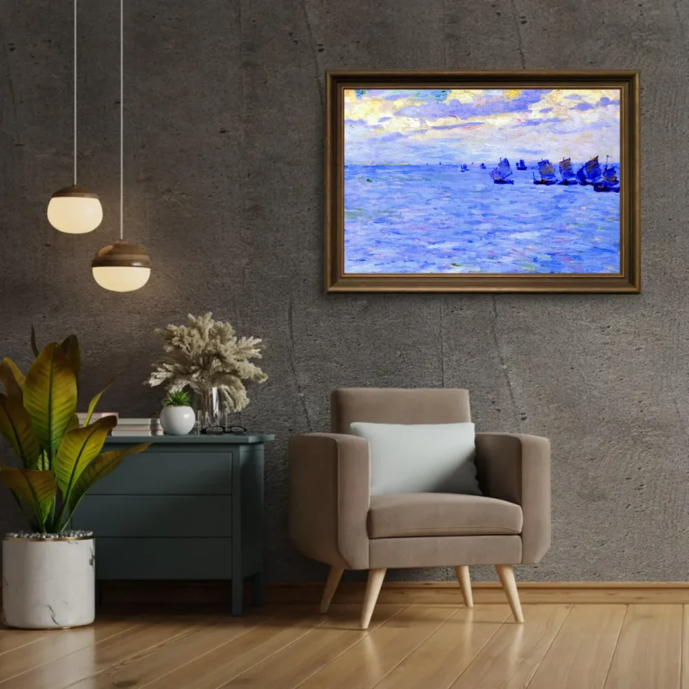 Pintar por números Barcos de pesca zarpando – foto 2