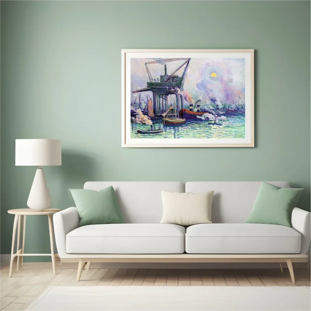 Pintar por números Barcos en el puerto de Róterdam – foto 4