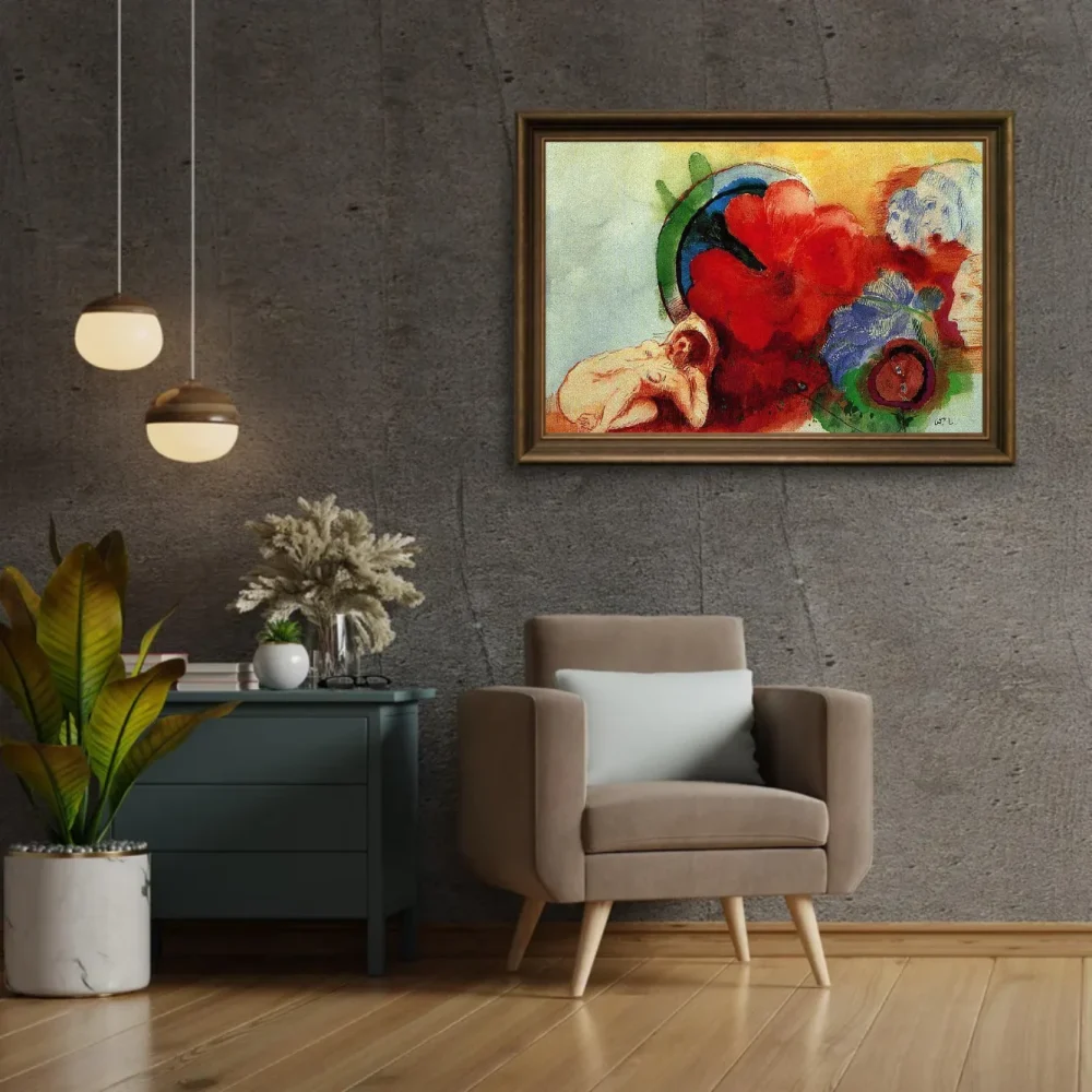 Pintar por números Begonia desnuda y capullos – foto 2