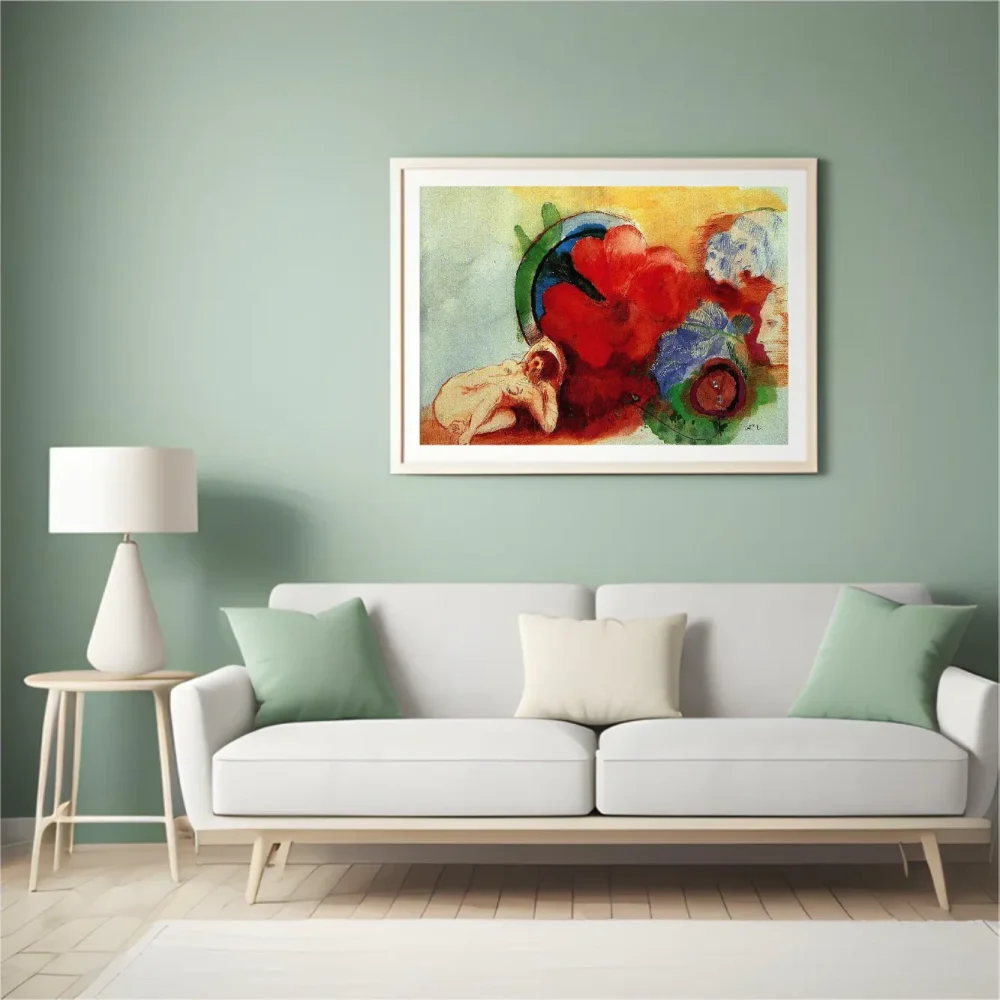 Pintar por números Begonia desnuda y capullos – foto 4