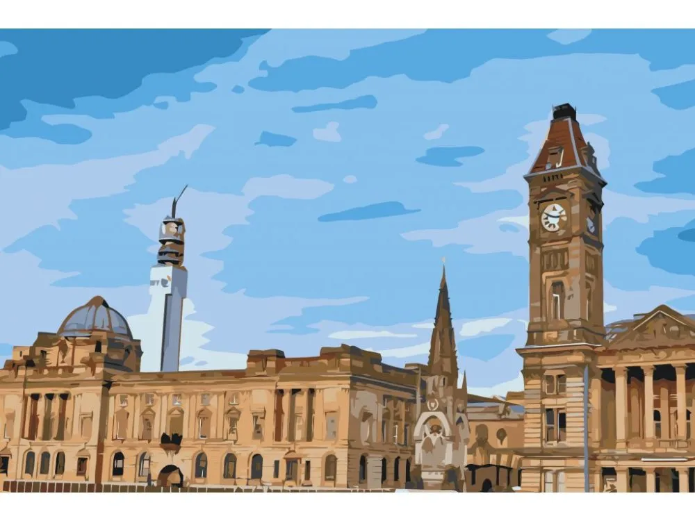 Pintar por números Birmingham, Inglaterra 2 – foto 2
