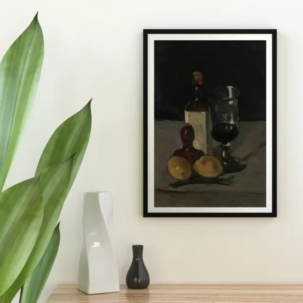 Pintar por números Bodegón con botellas, vaso y limones – foto 4