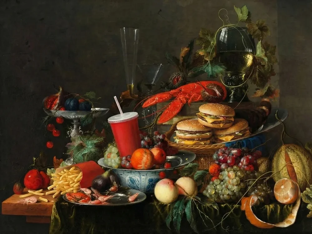Pintar por números Bodegón con comida rápida – foto 2