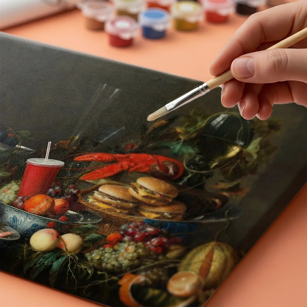 Pintar por números Bodegón con comida rápida – foto 4