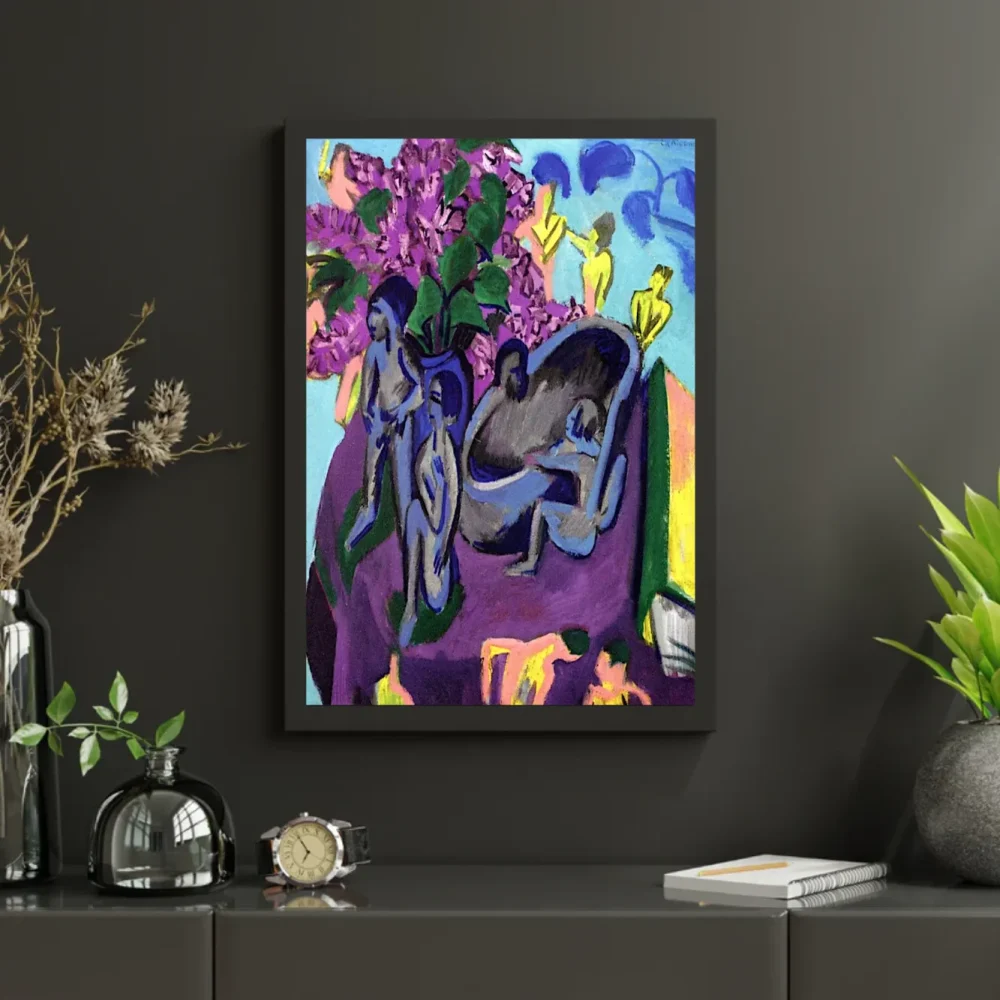 Pintar por números Bodegón con esculturas y flores – foto 3