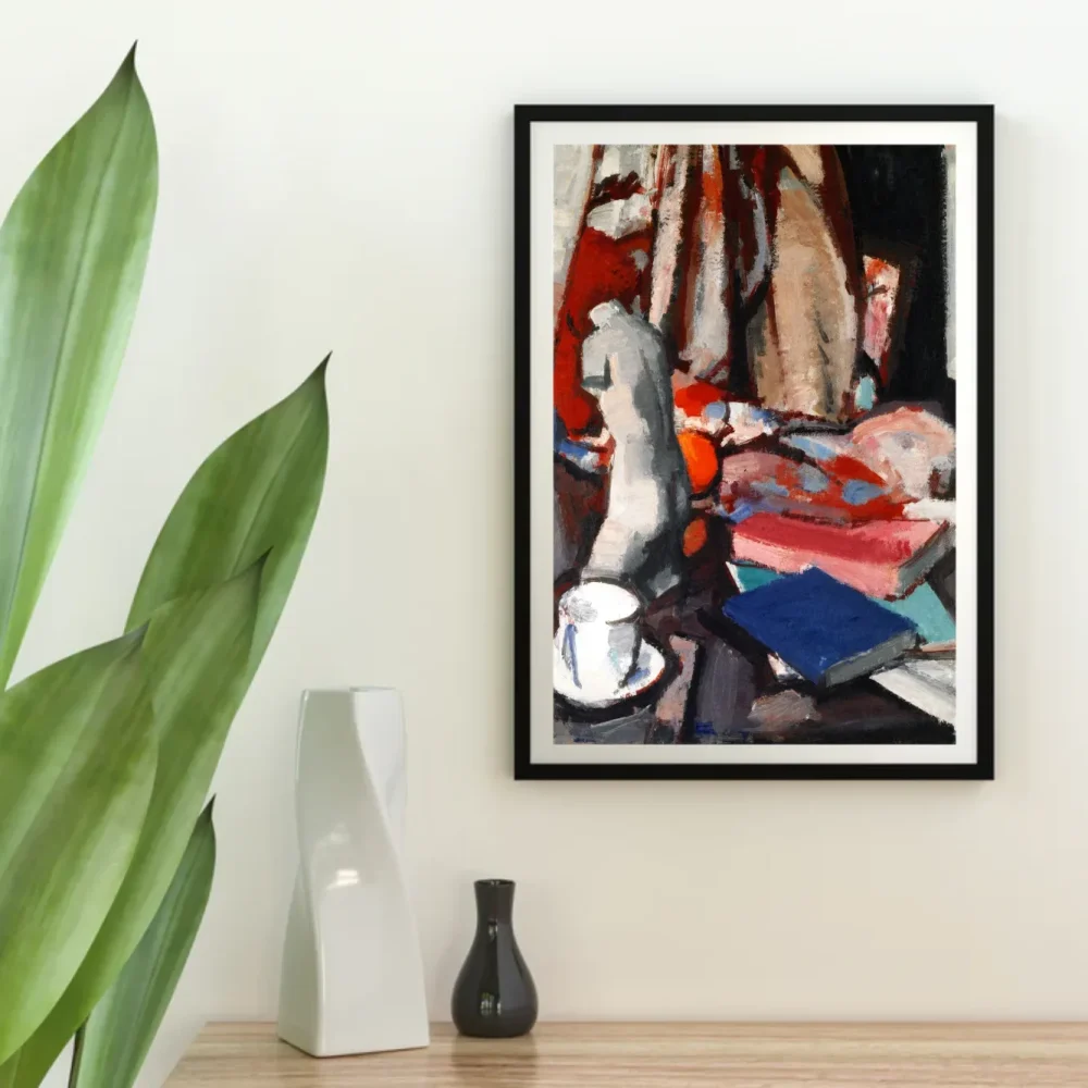 Pintar por números Bodegón con estatuilla y libros – foto 4