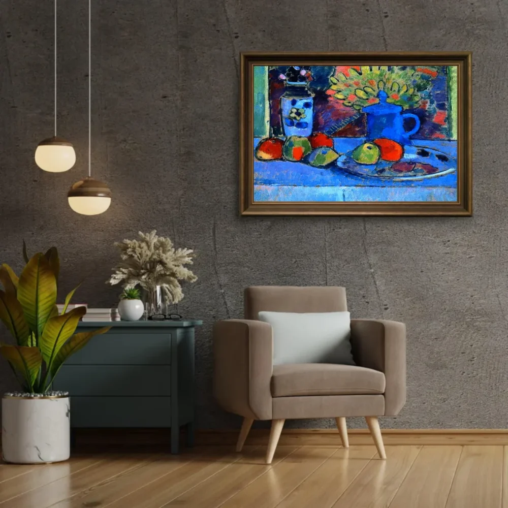 Pintar por números Bodegón con flores y fruta – foto 2