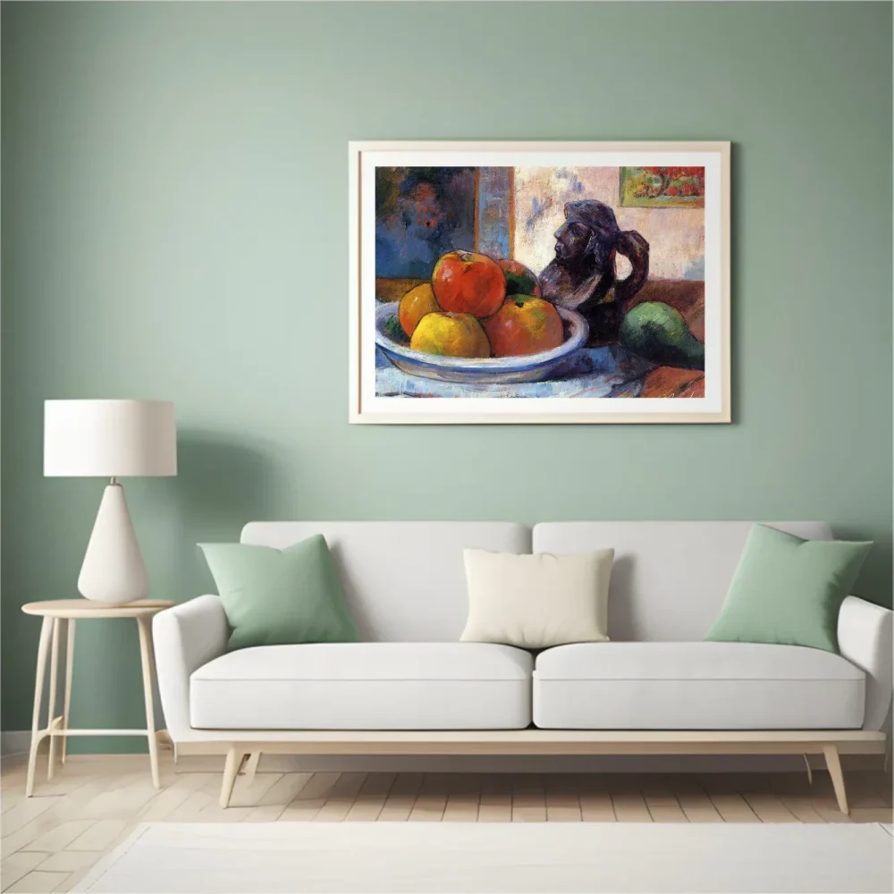 Pintar por números Bodegón con manzanas, pera y jarra retrato – foto 4
