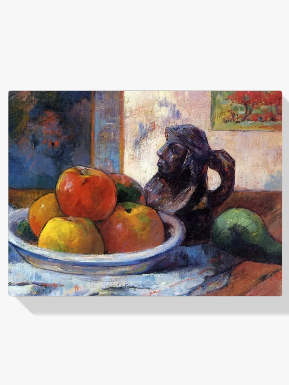 Pintar por números Bodegón con manzanas, pera y jarra retrato