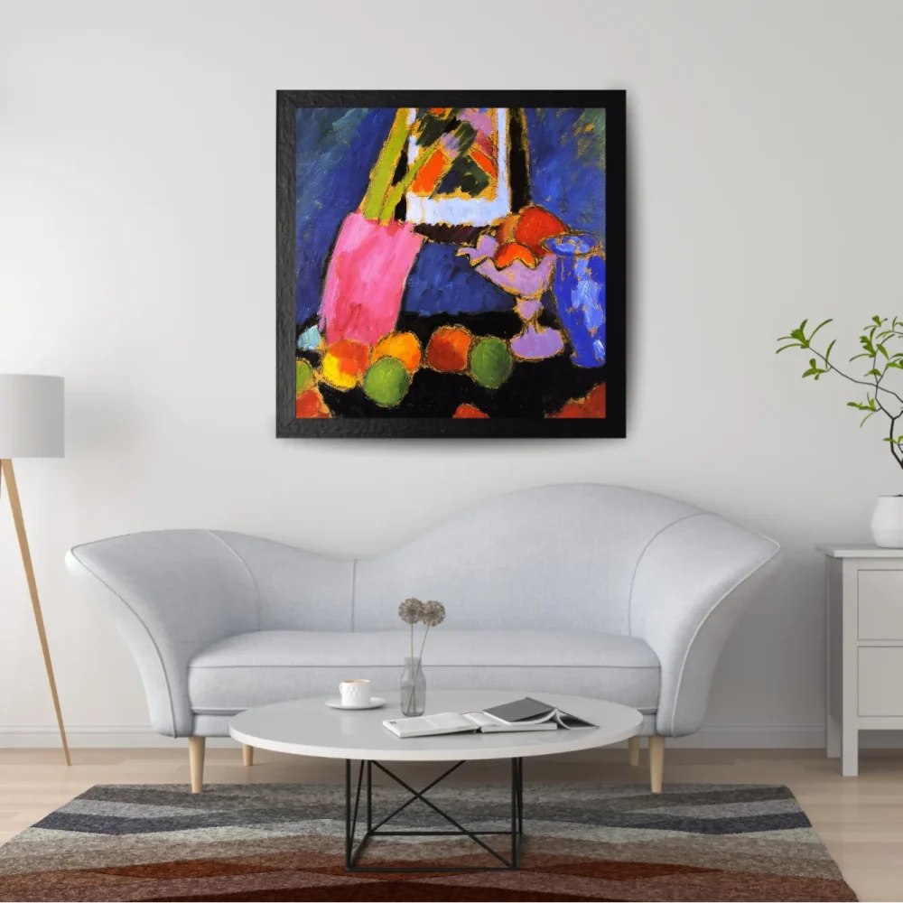 Pintar por números Bodegón con manzanas y violetas – foto 2