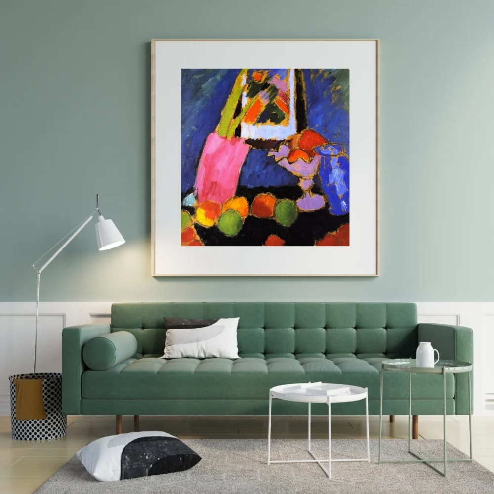 Pintar por números Bodegón con manzanas y violetas – foto 3