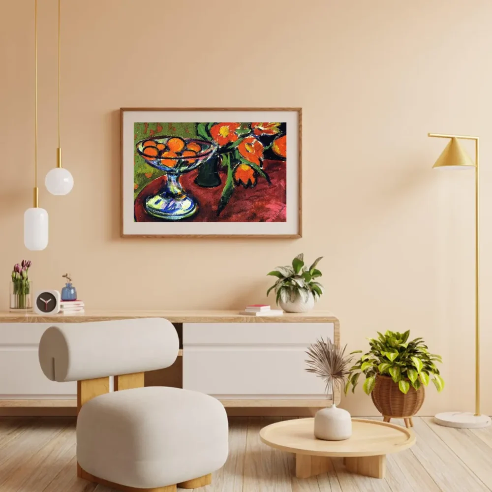 Pintar por números Bodegón con naranjas y tulipanes – foto 3