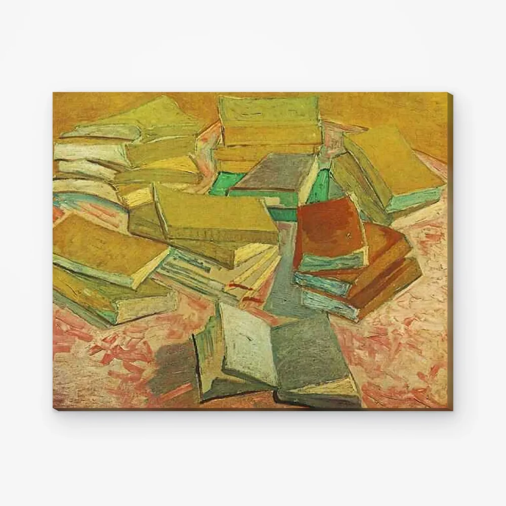 Pintar por Números - Bodegón con novelas francesas