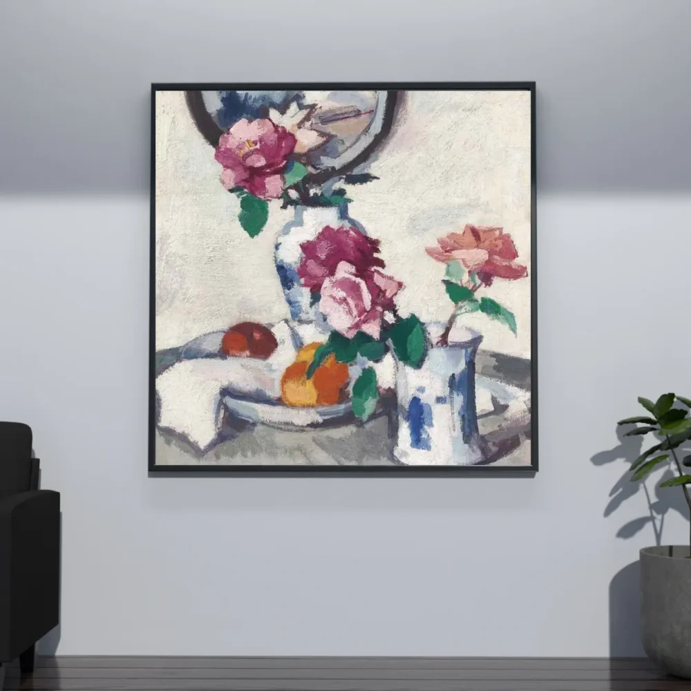 Pintar por números Bodegón con rosas y fruta – foto 4