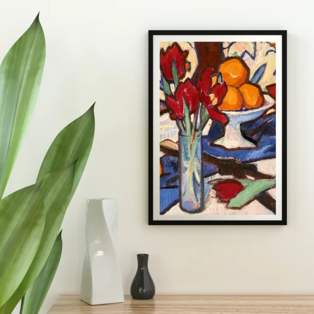 Pintar por números Bodegón con tulipanes y naranjas – foto 4