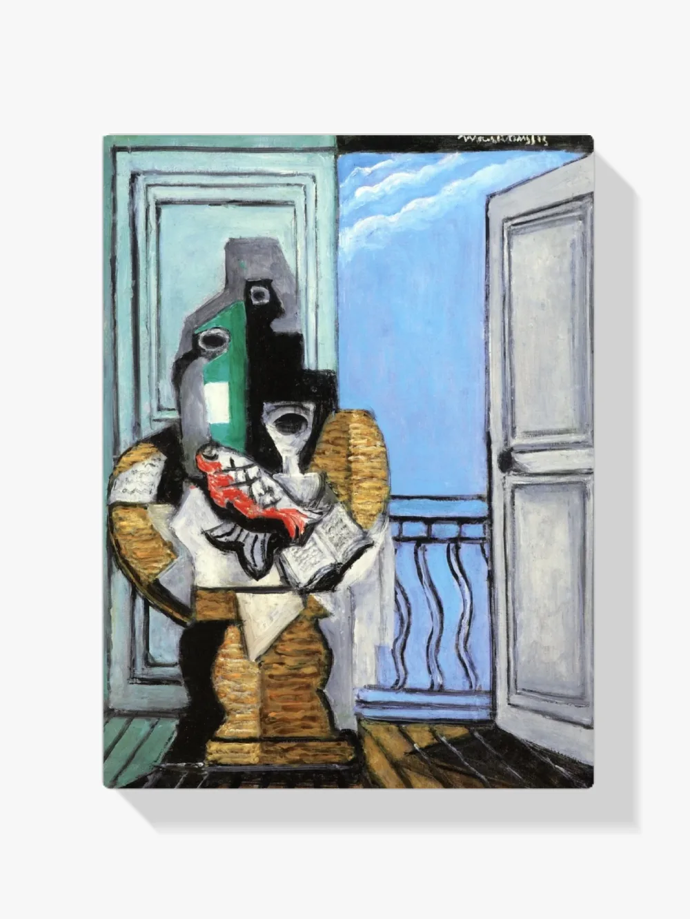 Pintar por números Bodegón con ventana