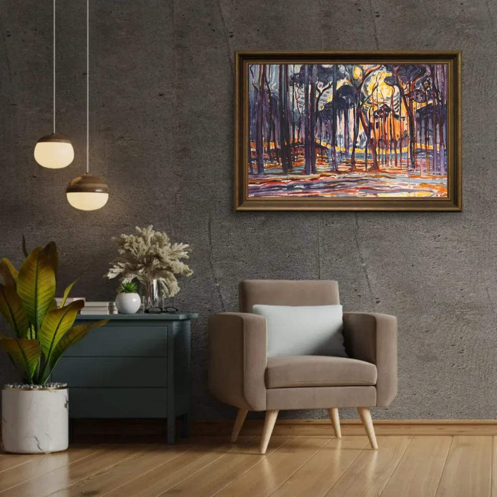 Pintar por números Bosque cerca de Oele – foto 2