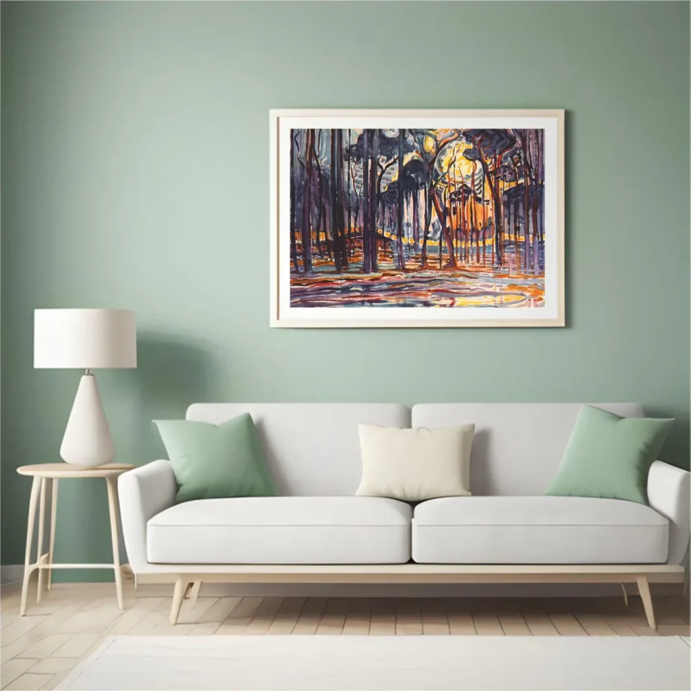 Pintar por números Bosque cerca de Oele – foto 4