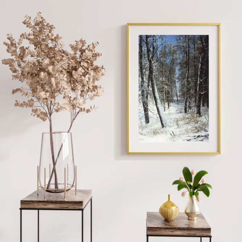 Pintar por números Bosque en invierno – foto 2
