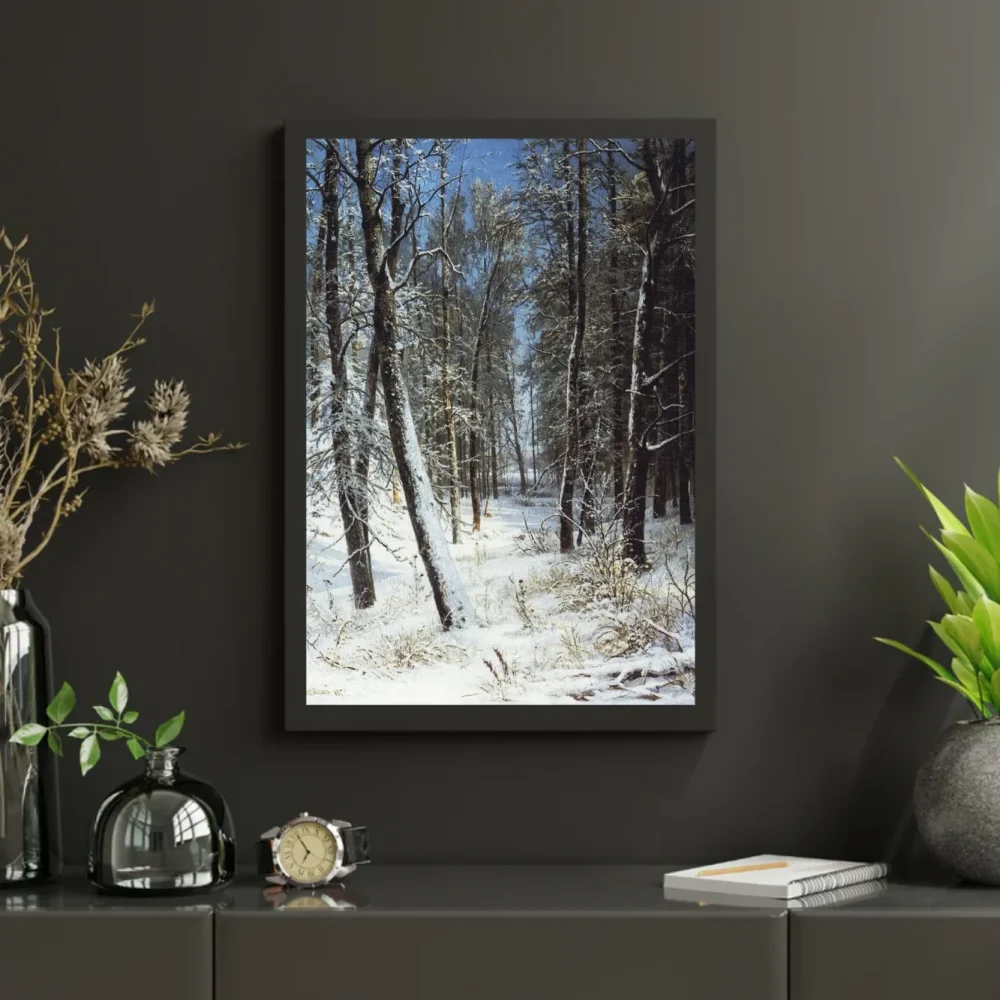 Pintar por números Bosque en invierno – foto 3