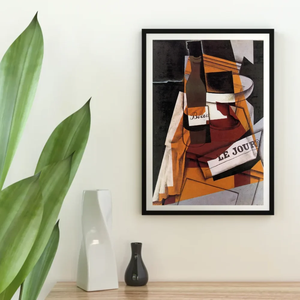 Pintar por números Botellas, periódico y frutero – foto 4