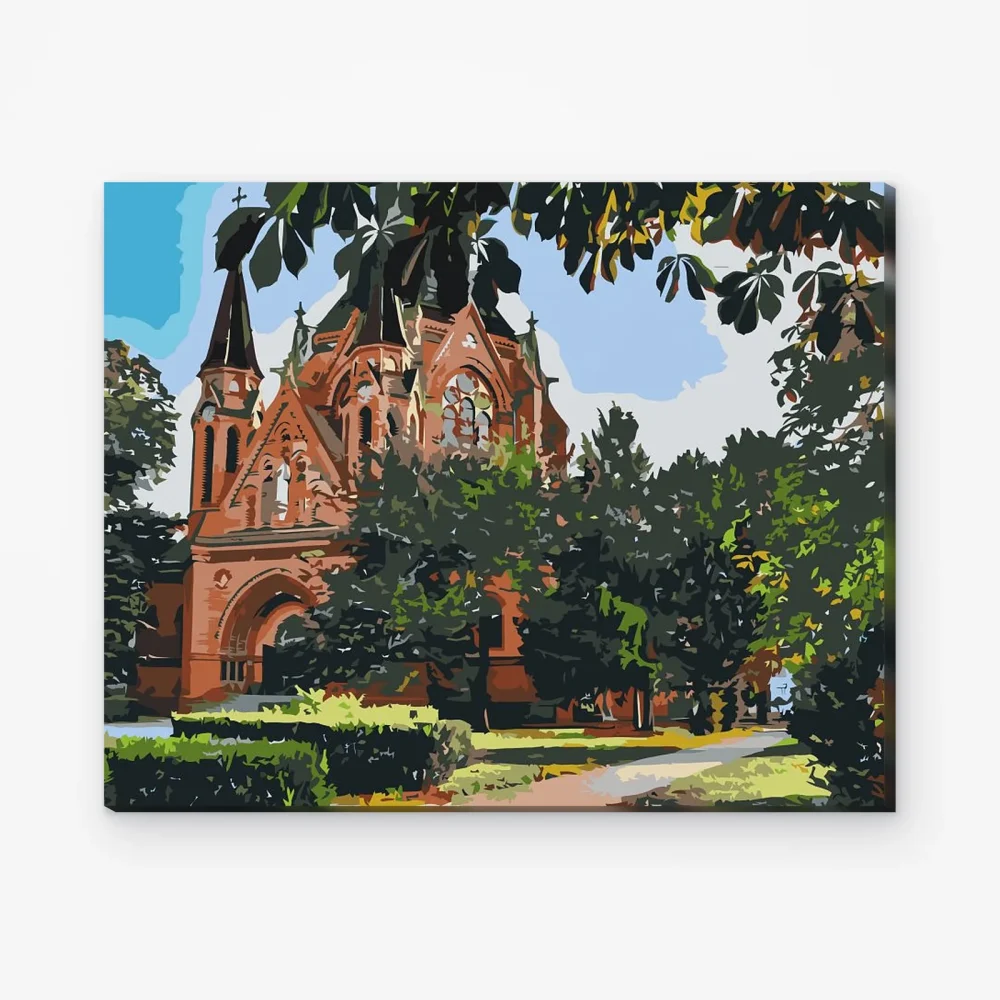 Pintar por Números - Břeclav - Iglesia de la Visitación de la Virgen 2