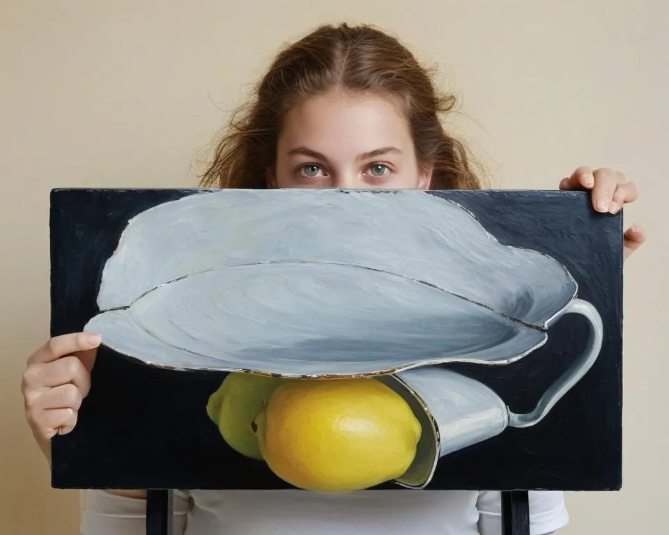 Persona relajada pintando un cuadro de pintar por números