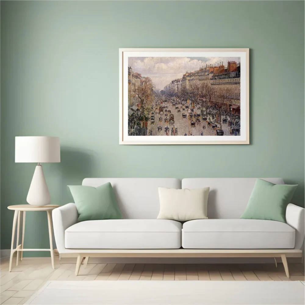 Pintar por números Bulevar Montmartre en París – foto 4