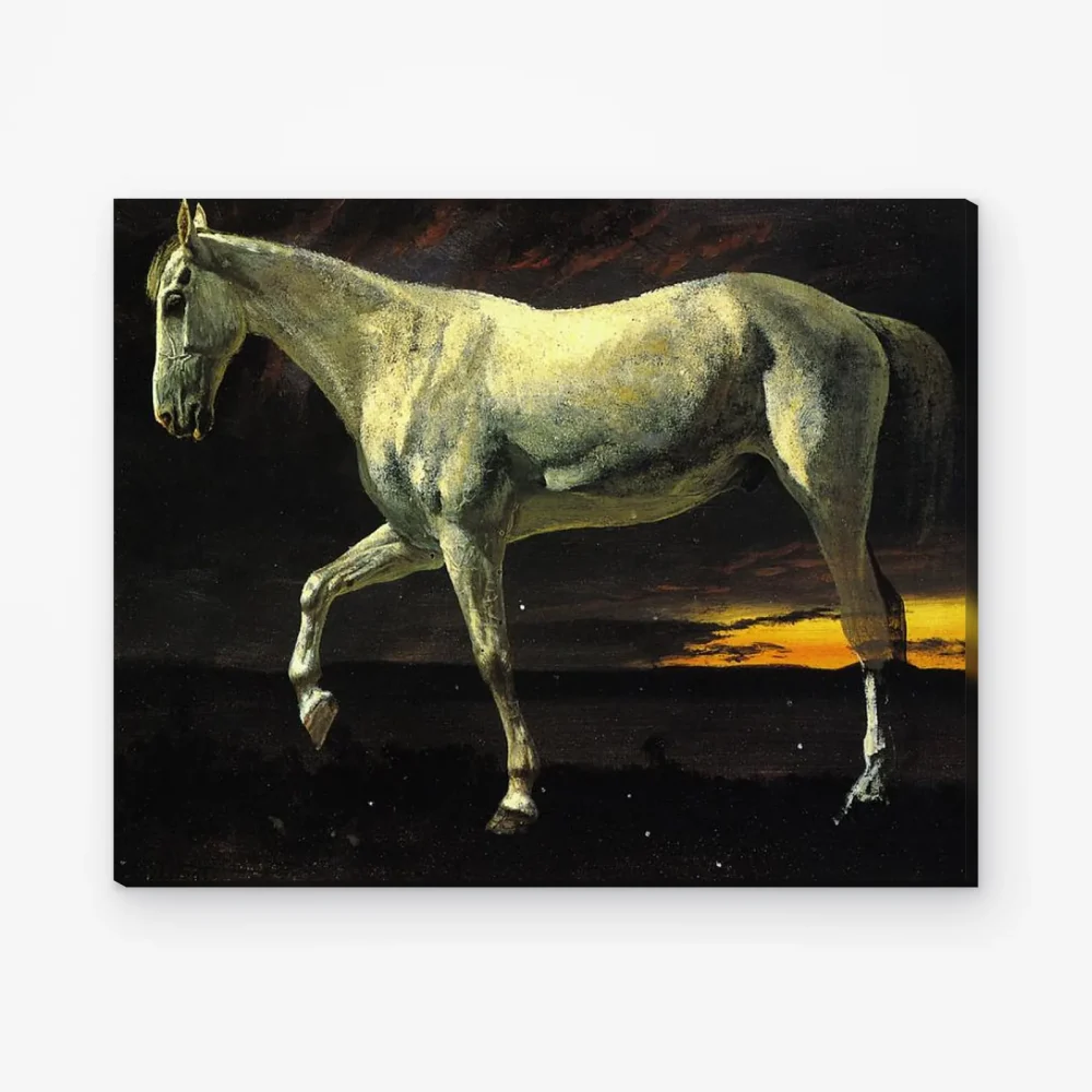 Pintar por Números - Caballo blanco al atardecer