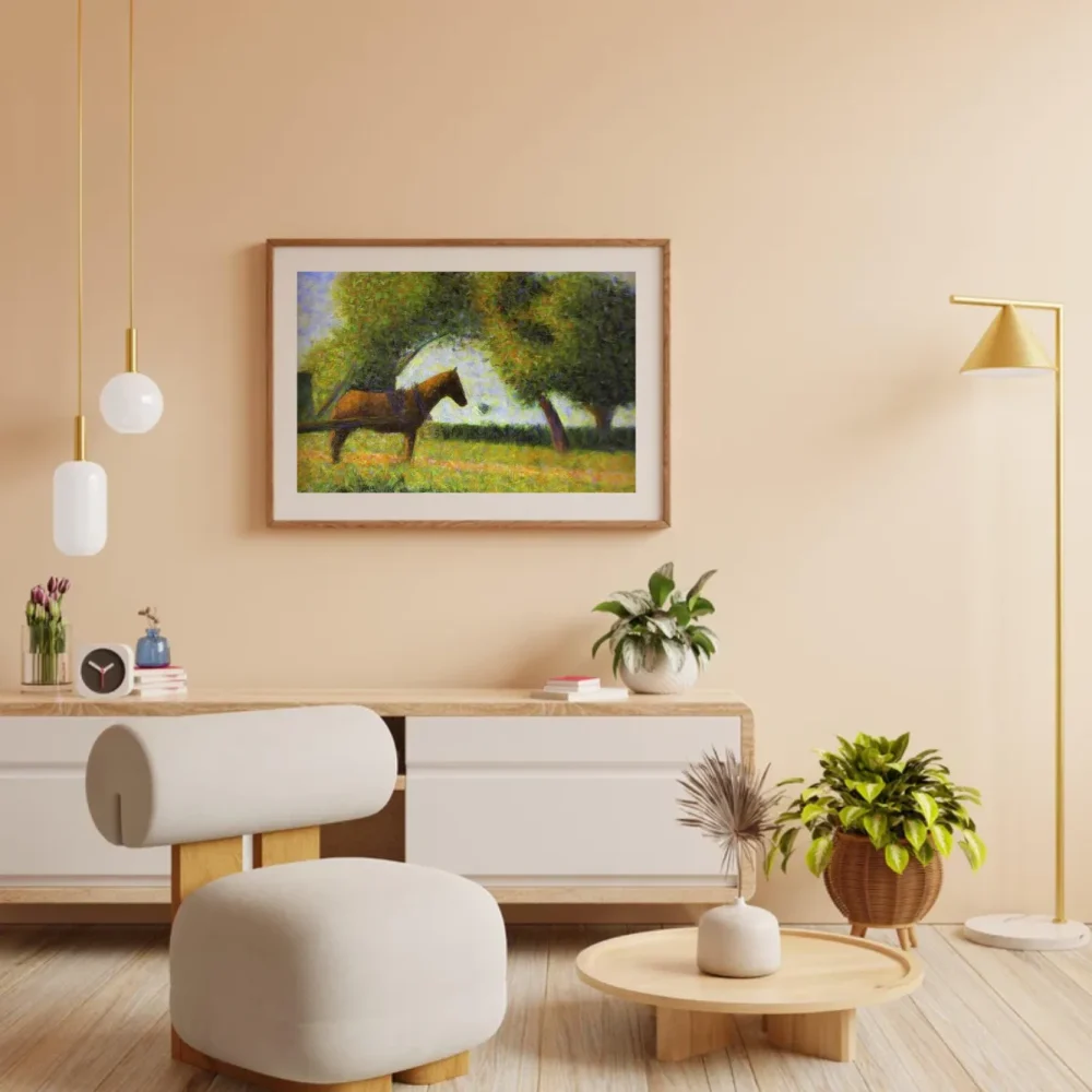 Pintar por números Caballo en un campo – foto 3