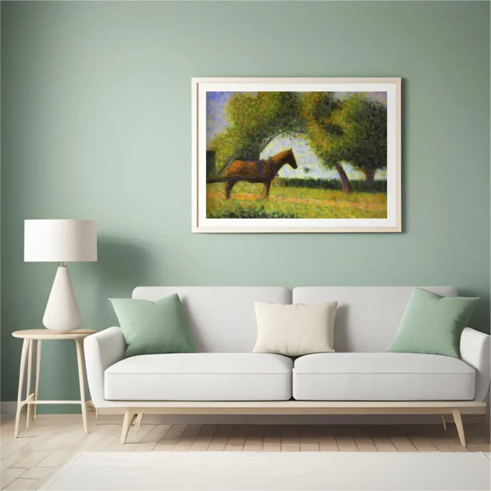 Pintar por números Caballo en un campo – foto 4
