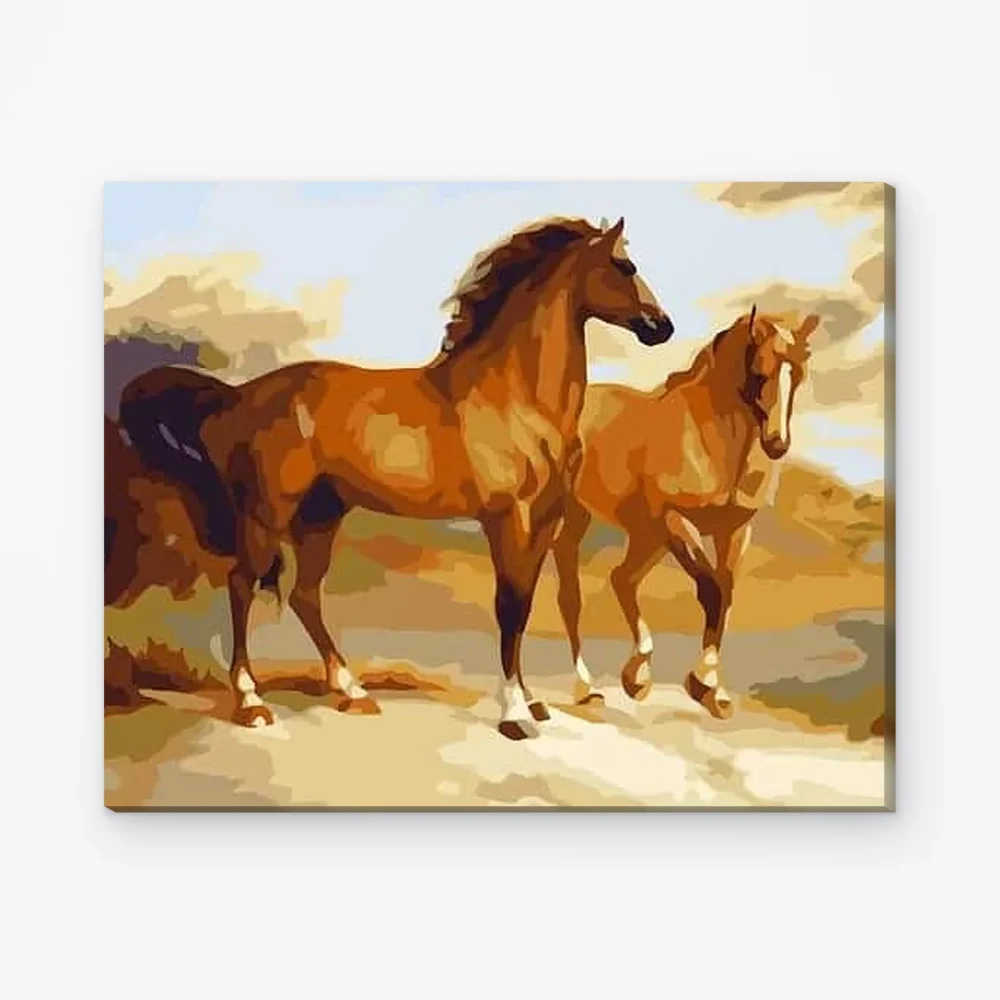 Pintar por Números - Caballos preciosos