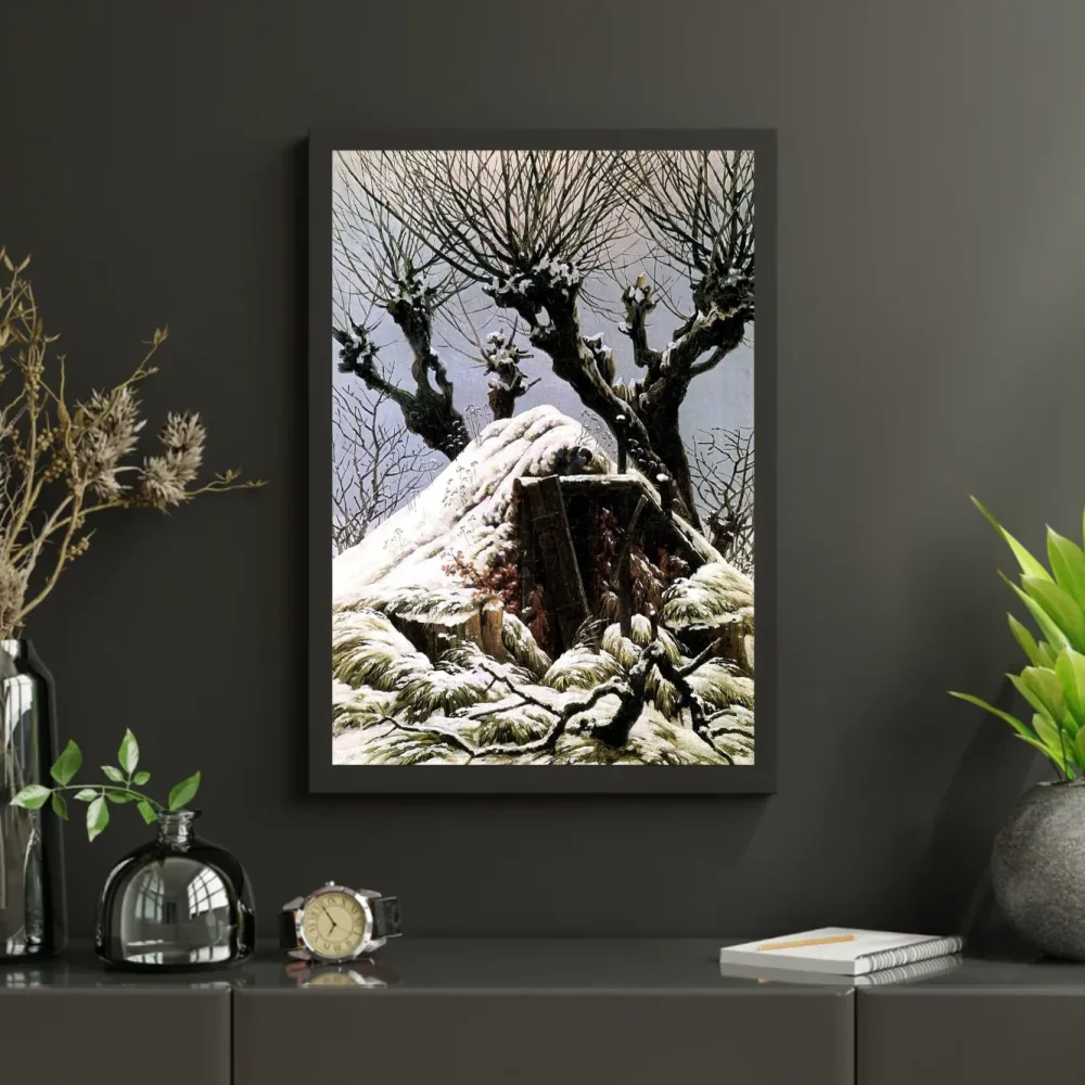 Pintar por números Cabaña nevada – foto 3