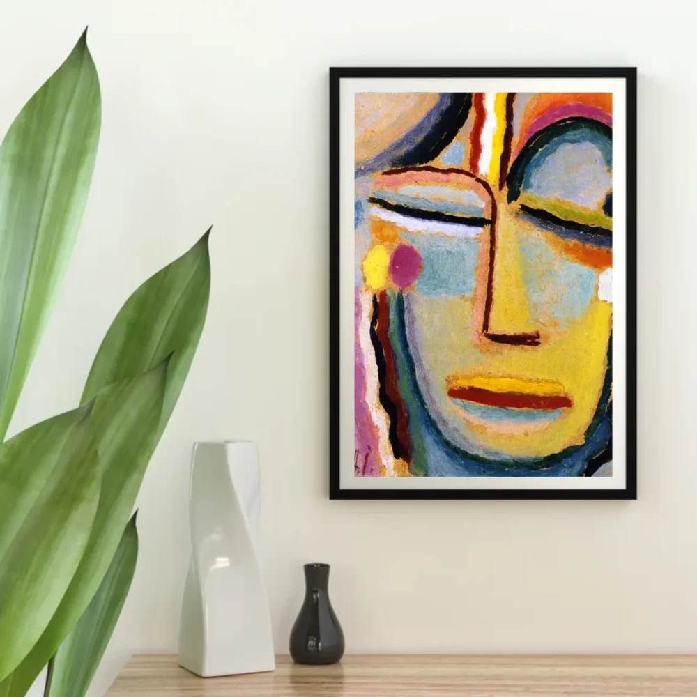Pintar por números Cabeza abstracta - Alexej von Jawlensky 2 – foto 4