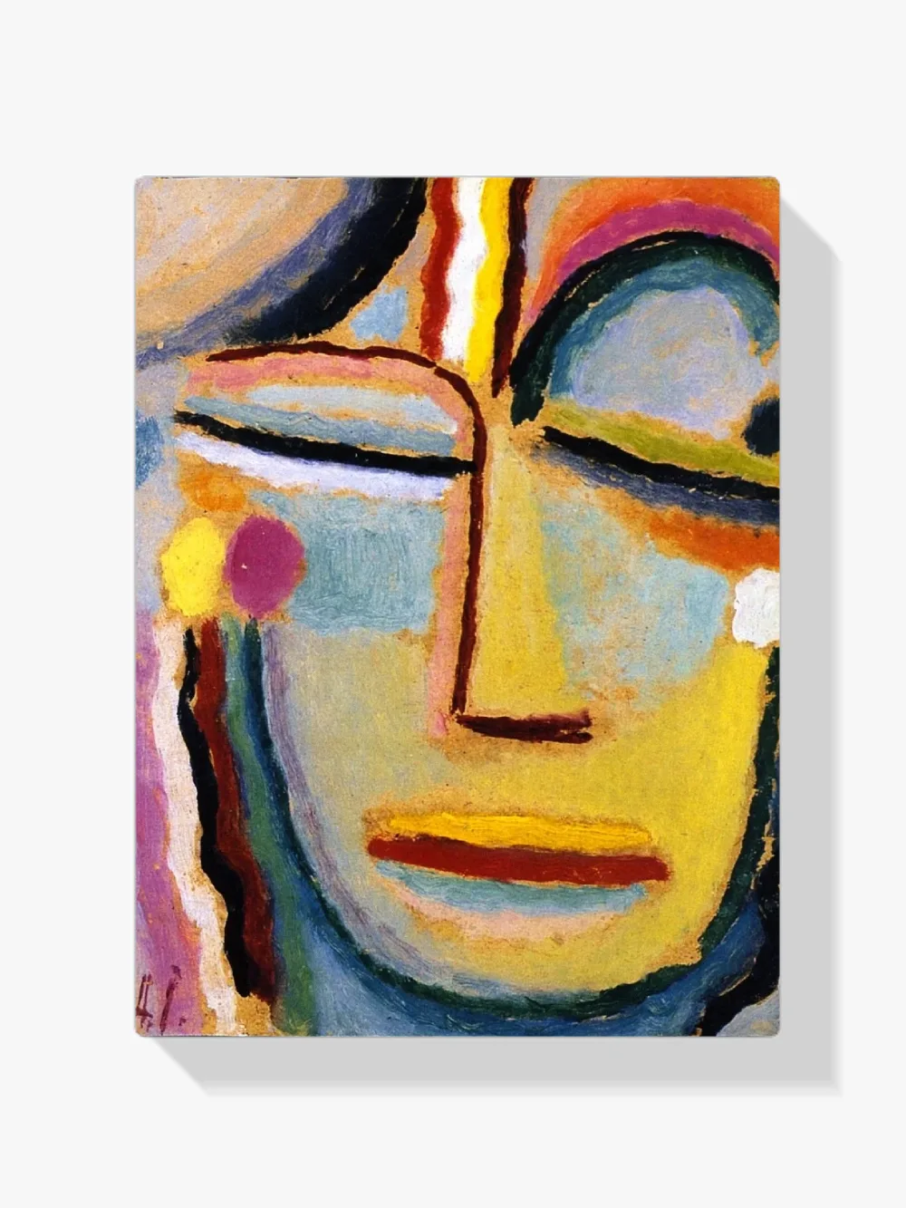 Pintar por números Cabeza abstracta - Alexej von Jawlensky 2