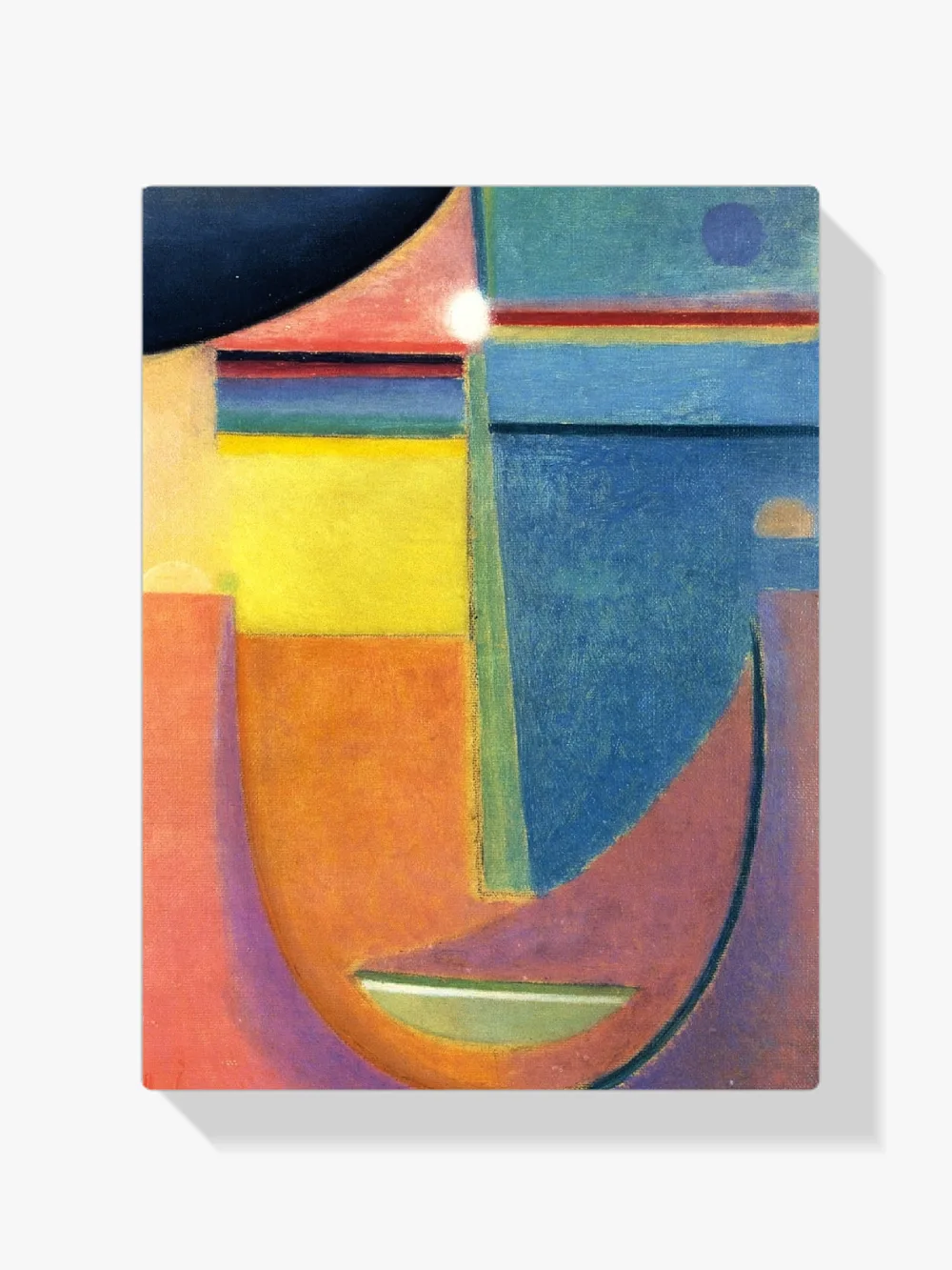 Pintar por números Cabeza abstracta n.º 1, amanecer