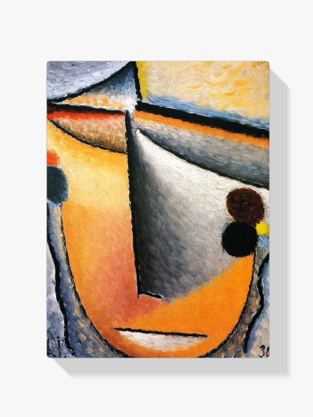 Pintar por números Cabeza abstracta