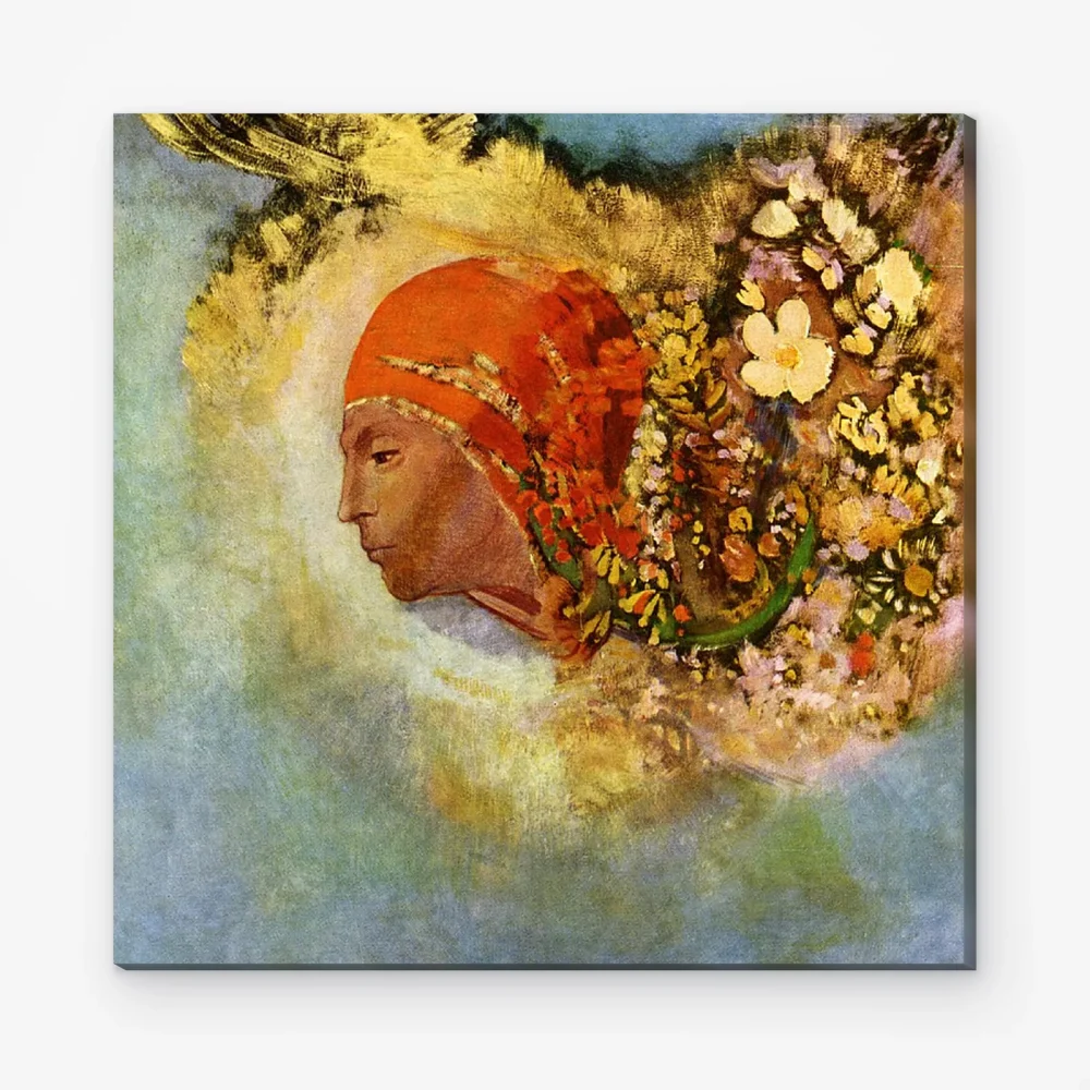 Pintar por Números - Cabeza con flores