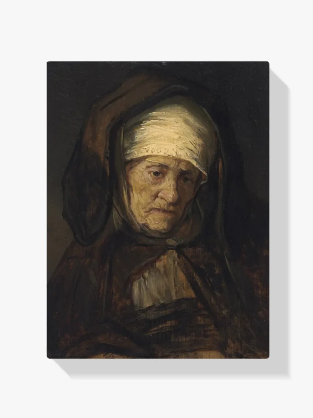 Pintar por números Cabeza de anciana
