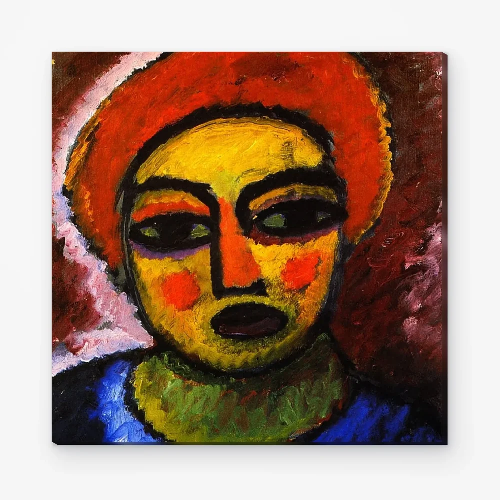 Pintar por Números - Cabeza de mujer - Alexej von Jawlensky 2