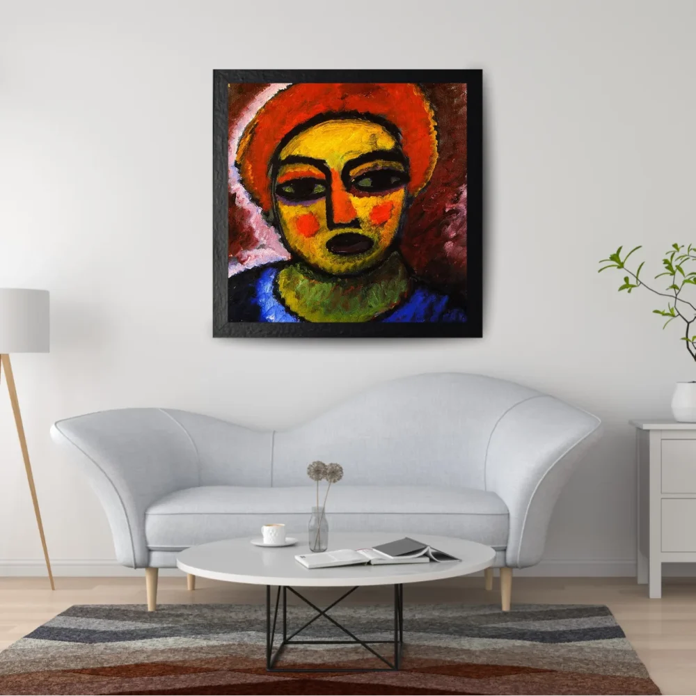 Pintar por números Cabeza de mujer - Alexej von Jawlensky 2 – foto 2