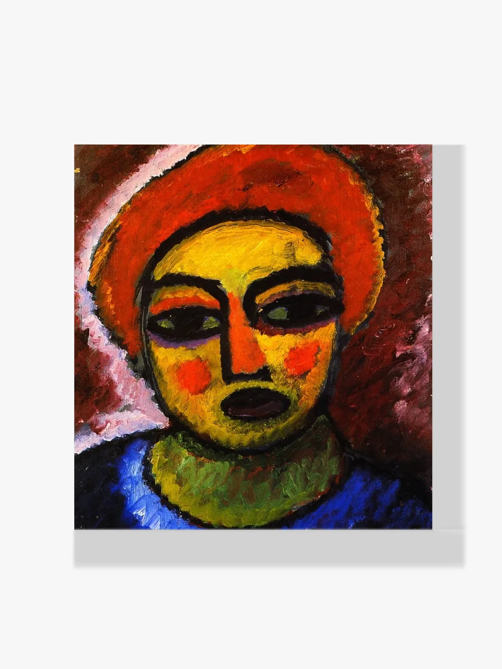 Pintar por números Cabeza de mujer - Alexej von Jawlensky 2